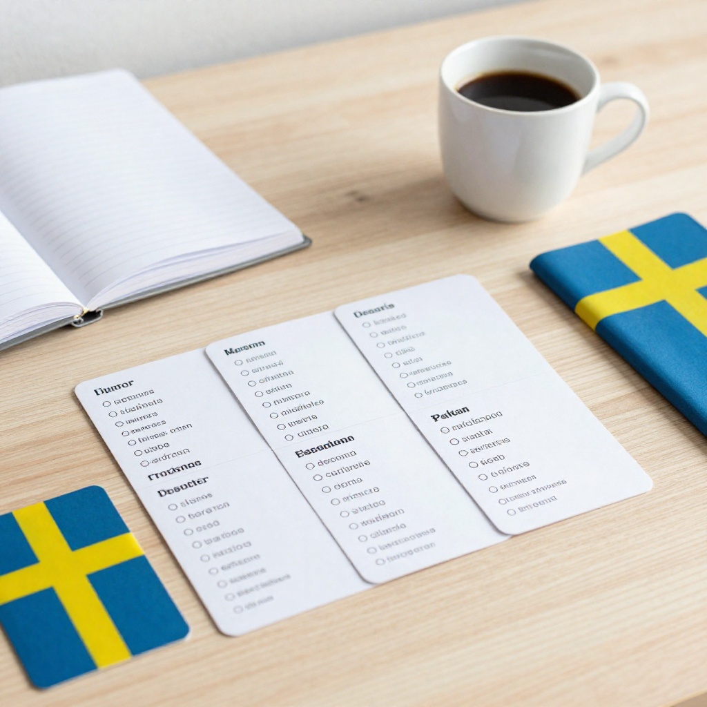100 Palabras Comunes en Sueco para Principiantes