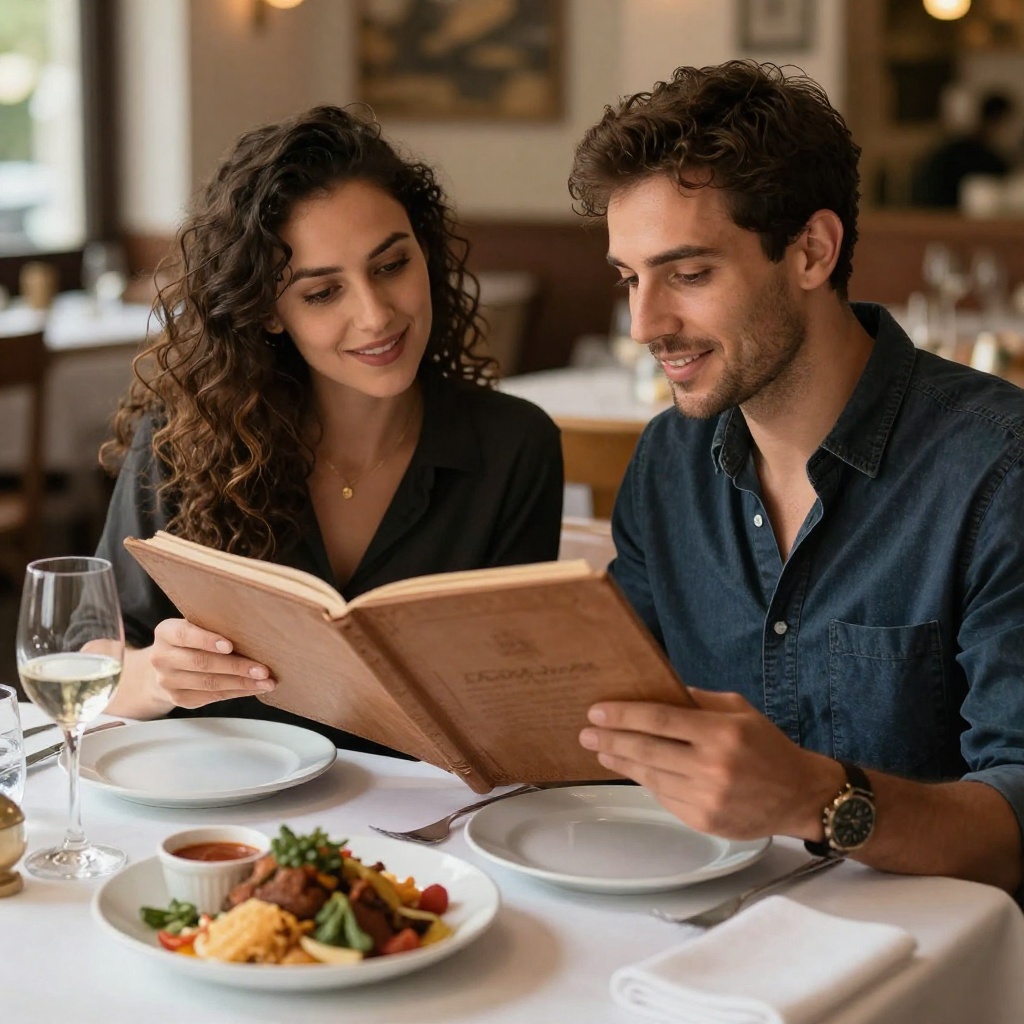 Vocabulário de Comida e Restaurante em Grego para Casais