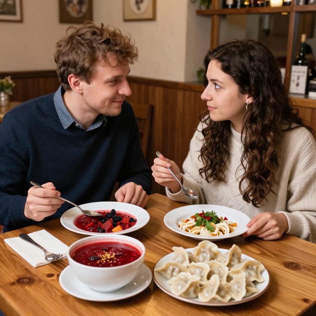 Vocabulário de Comida e Restaurante em Russo para Casais