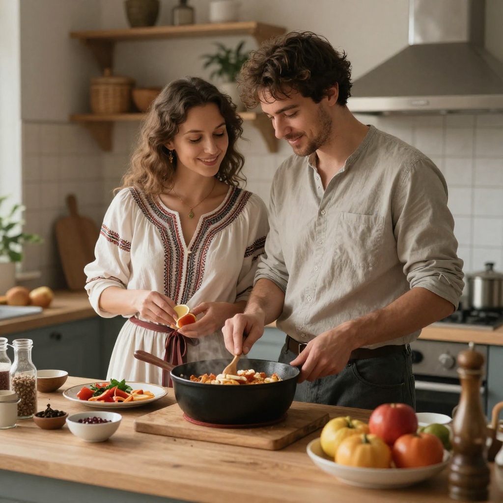 Vocabulario de Comida Rusa para Parejas