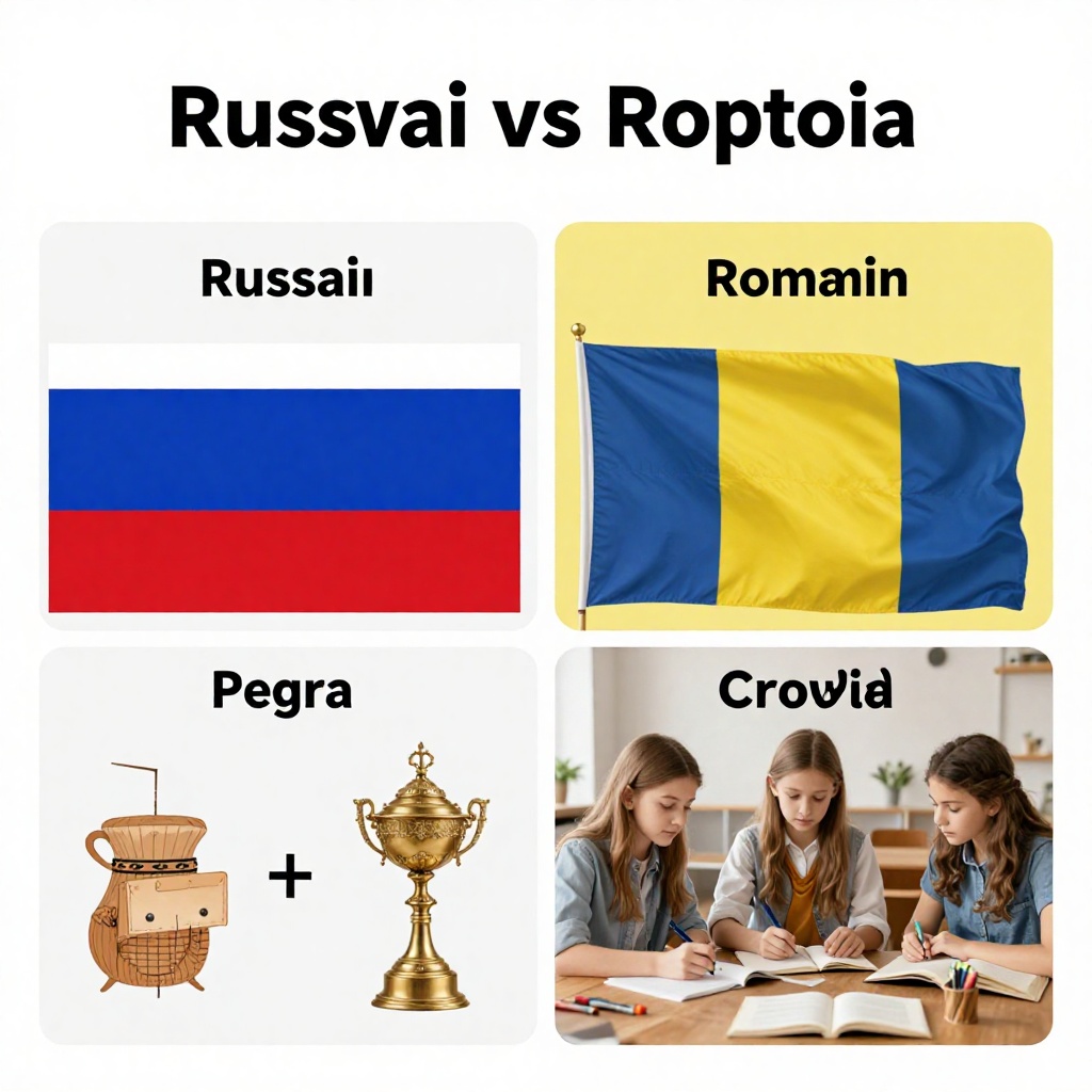 Rusa vs. Româna: Diferențele Cheie