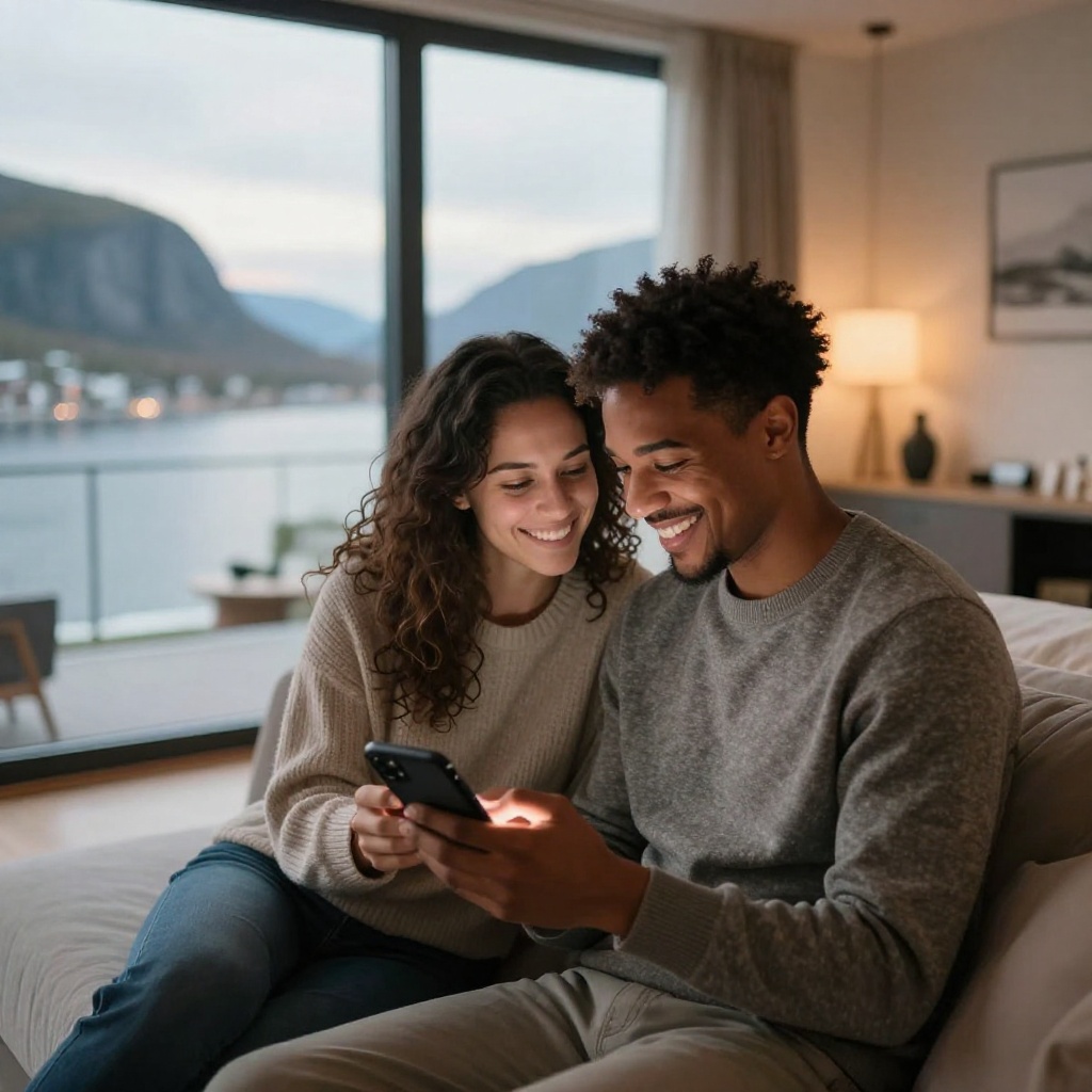 Frases de Mensajería en Noruego para Parejas: Romance Nórdico