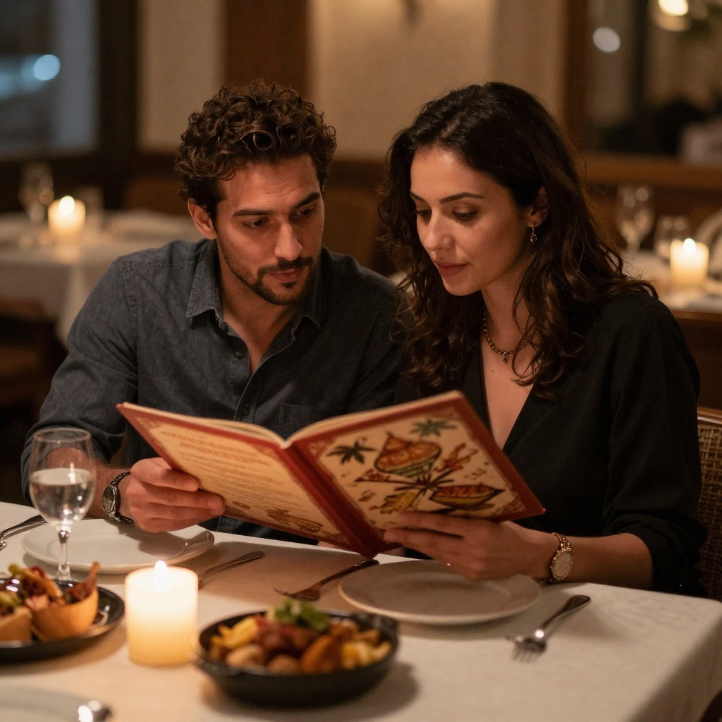Vocabulário de Comida e Restaurante em Turco para Casais